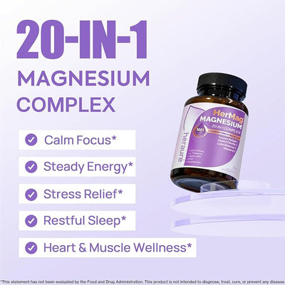 HerAure Hermag Magnesium 20-in-1 Complex Magnesio Complex For Women