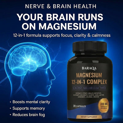 12 in 1 Magnesium Complex Capsules ( BUY 1 GET 1 FREE )