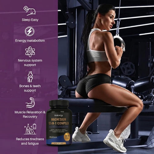 12 in 1 Magnesium Complex Capsules ( BUY 1 GET 1 FREE )