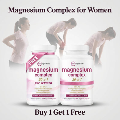 20 in 1 Magnesium Complex for Women Buy 1 Get 1 FREE