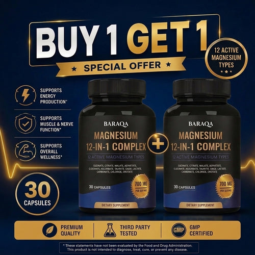12 in 1 Magnesium Complex Capsules ( BUY 1 GET 1 FREE )