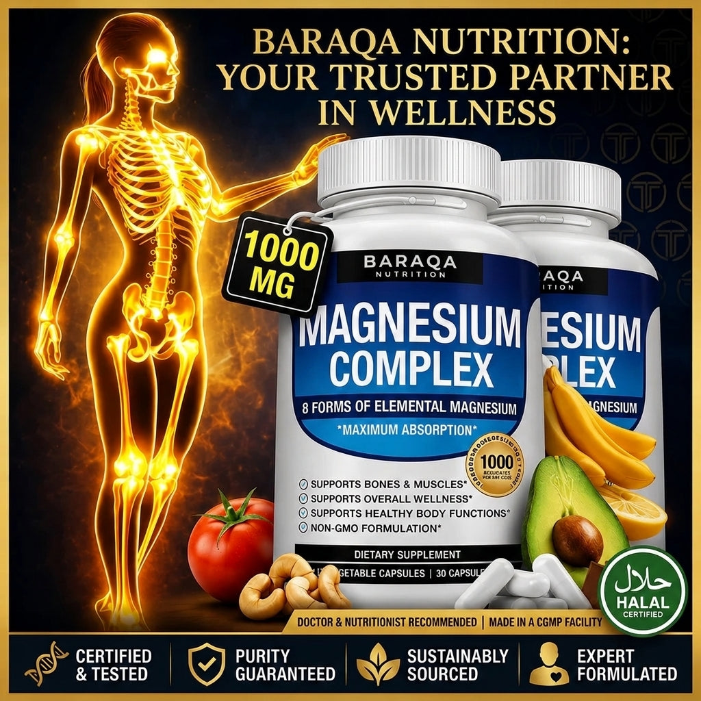 8 in 1 Magnesium Complex Capsules ( BUY 1 GET 1 FREE )