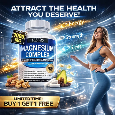 8 in 1 Magnesium Complex Capsules ( BUY 1 GET 1 FREE )