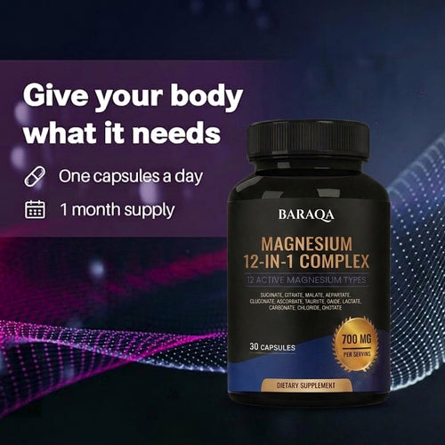 12 in 1 Magnesium Complex Capsules ( BUY 1 GET 1 FREE )
