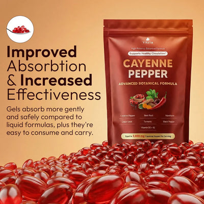 Cayenne Pepper Softgels - 60 Pcs