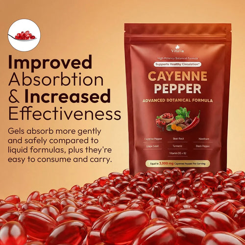 Cayenne Pepper Softgels - 60 Pcs