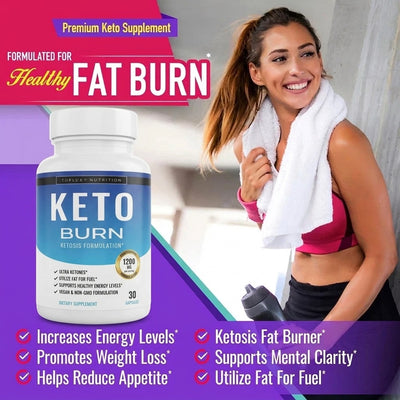 Toplux Keto Burn Pills Ketosis Weight Loss - 1200 Mg Ultra Advanced Natural