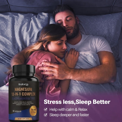 12 in 1 Magnesium Complex Capsules ( BUY 1 GET 1 FREE )