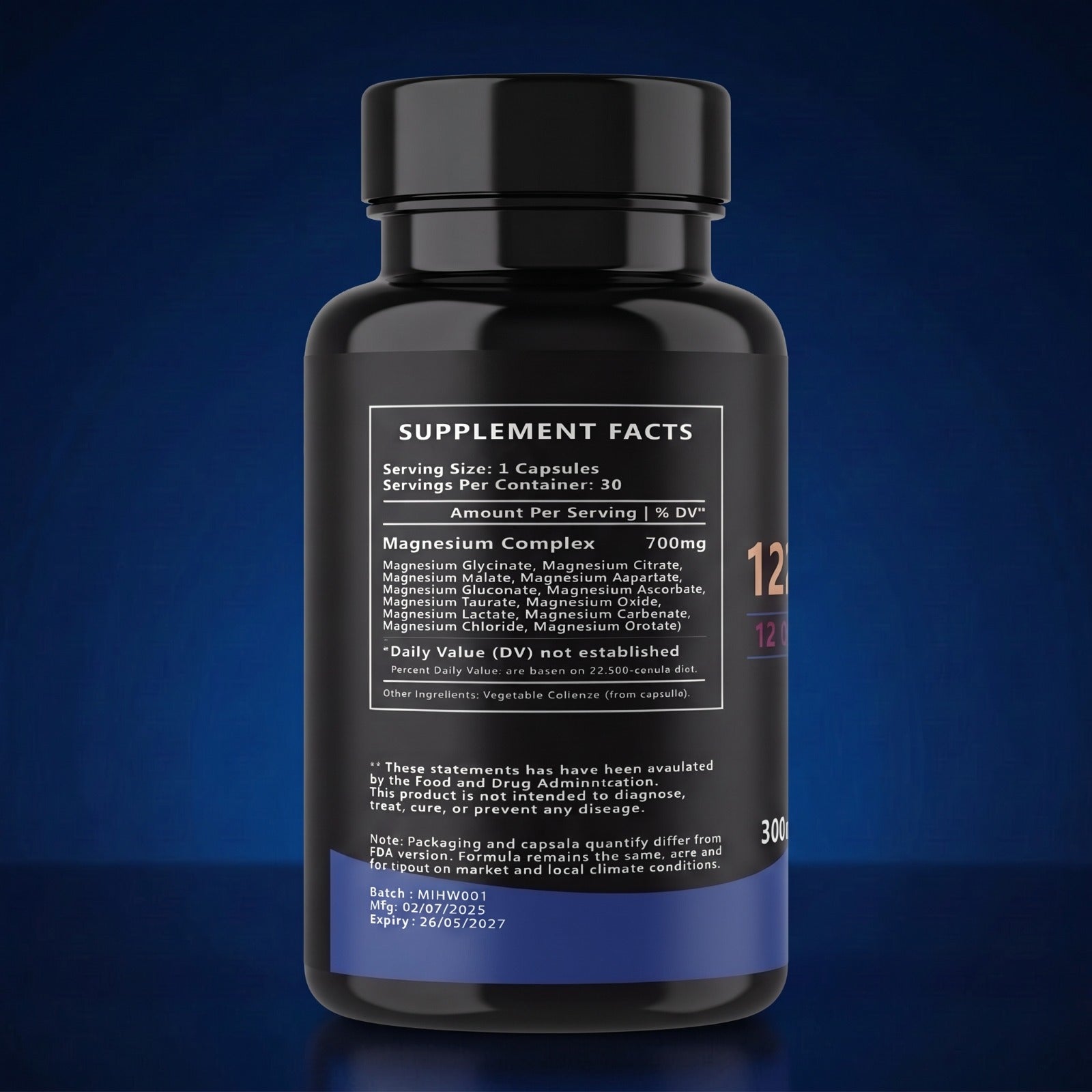 12 in 1 Magnesium Complex Capsules ( BUY 1 GET 1 FREE )