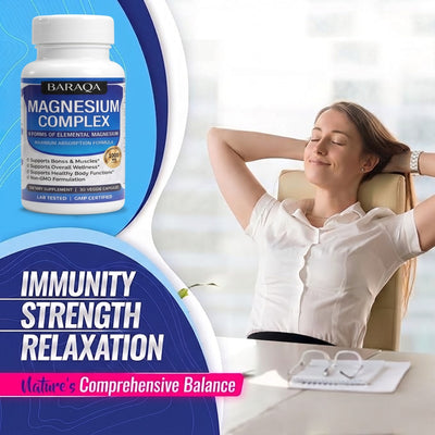 8 in 1 Magnesium Complex Capsules ( BUY 1 GET 1 FREE )