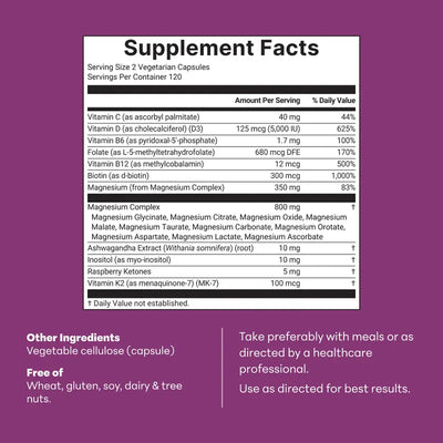 20 in 1 Magnesium Complex for Women Buy 1 Get 1 FREE