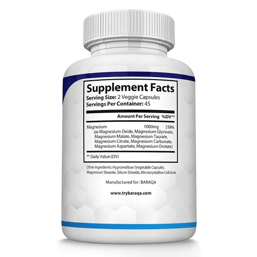 8 in 1 Magnesium Complex Capsules ( BUY 1 GET 1 FREE )